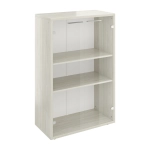 Шкаф низкий с прозрачным стеклом ДУБЛИН