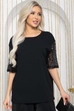 Блуза Богема (черная) Б12229-41 LT Collection