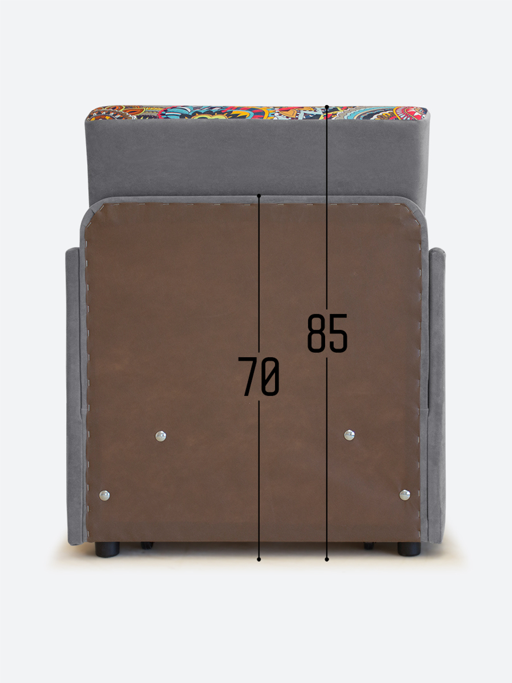 Кресло-кровать "Миник" с подлокотниками, купон Хаски