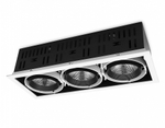 Встраиваемый светильник Ambrella Light Classic T81 T813 BK/CH 3*12W 4200K