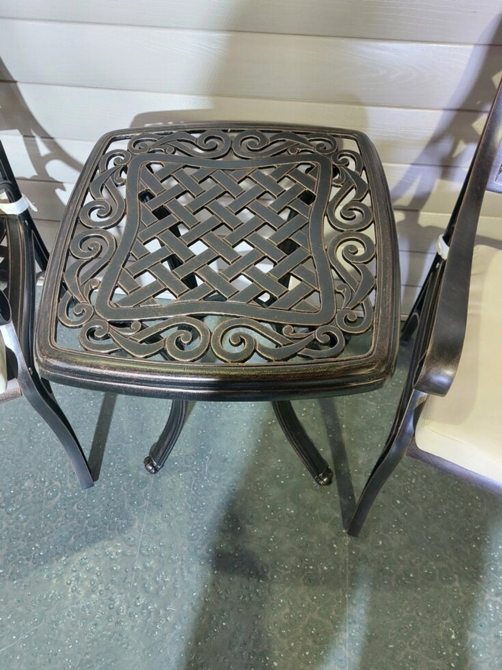 Кофейный набор мебели из алюминия Paris 52