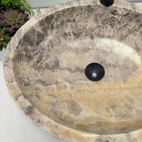 Раковина из оникса Erozy Grey EO-62294 51*41*15 0093