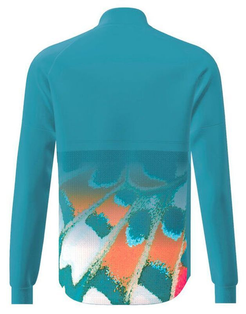 Мужская теннисная кофта Bidi Badu Melbourne 2025 Printed - Бирюзовый