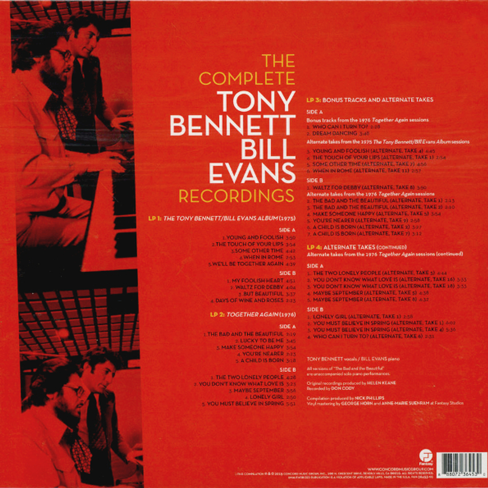 Tony Bennett & Bill Evans / The Complete Recordings (4LP)