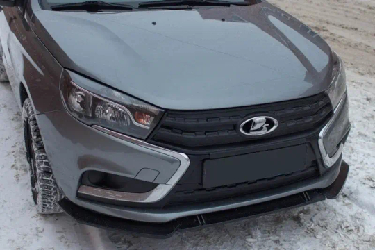 Сплиттер переднего бампера VTS 2.0