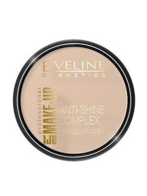 EVELINE МАТИРУЮЩАЯ МИНЕРАЛЬНАЯ ПУДРА С ШЕЛКОМ ANTI-SHINE COMPLEX PRESSED POWDER - 32 NATURAL серии Art. PROFESSIONAL Make-up