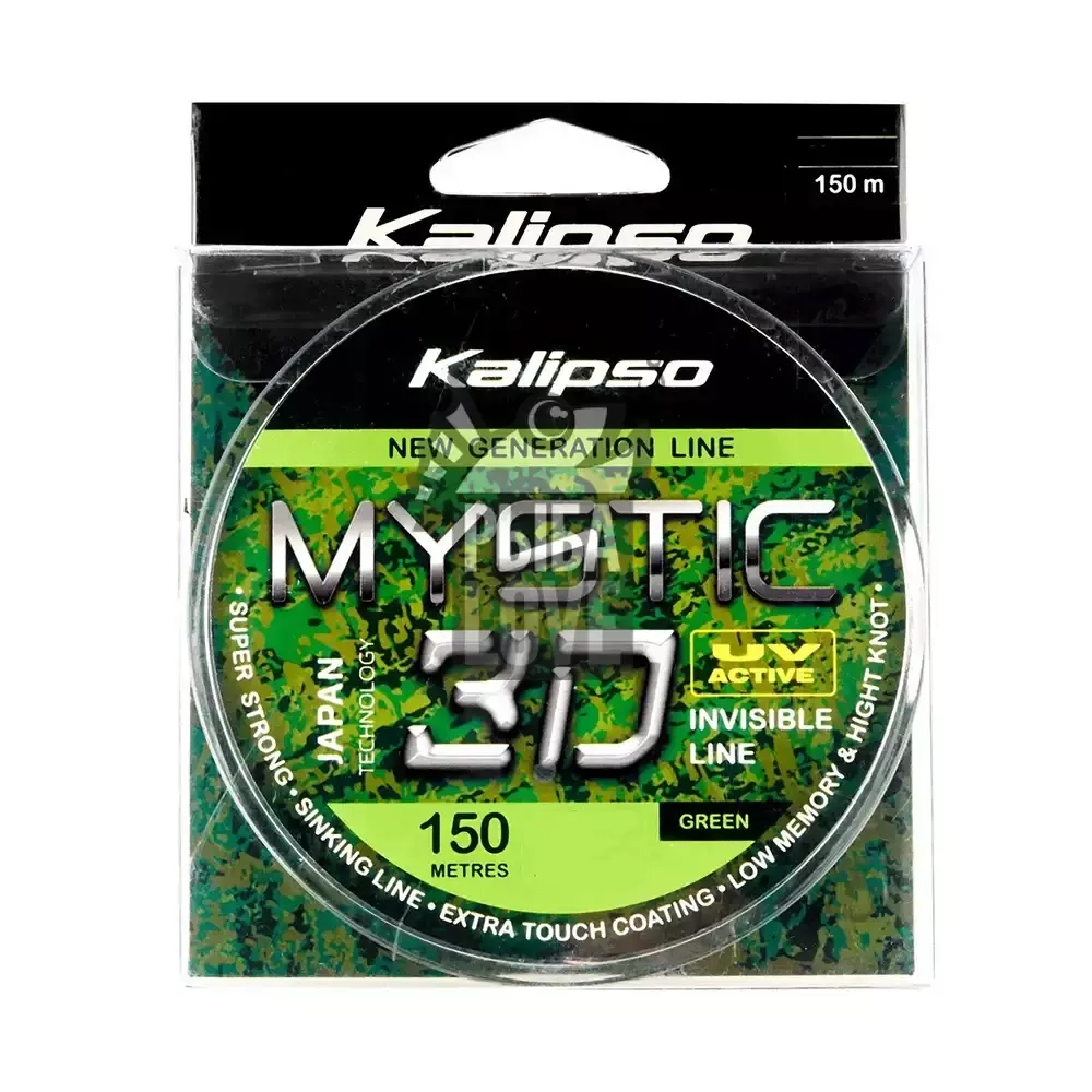 3D леска Kalipso Mystic 3D 150m 0.25-0.40мм 3Д Калипсо