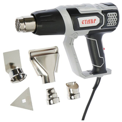 Строительный фен СТАВР ФТЭ-2000М Case, 2000 Вт серый