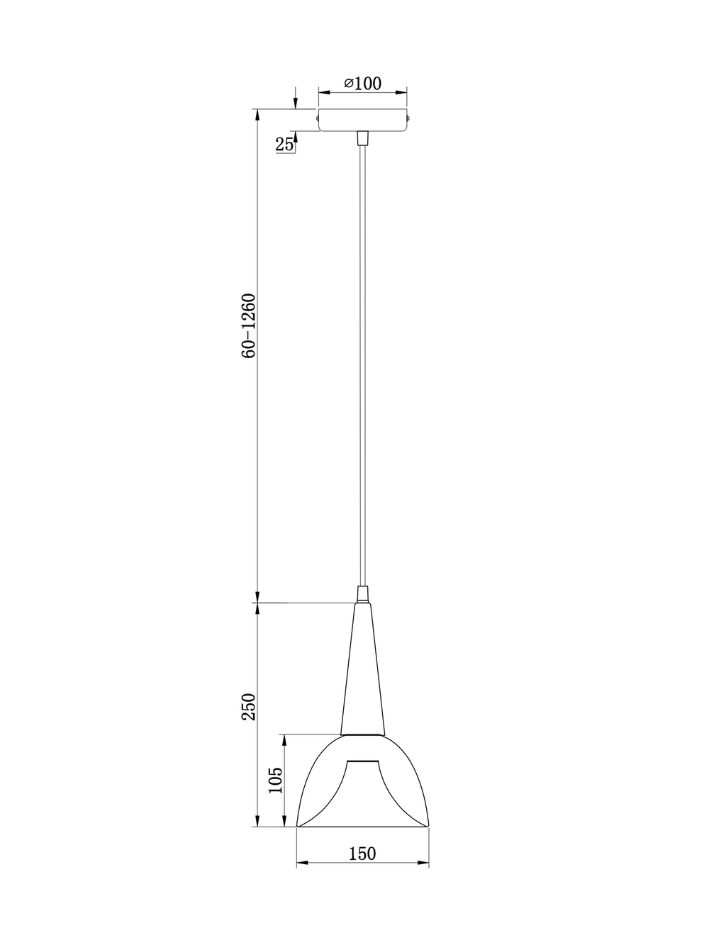 Подвесной светильник Freya Noria FR8009PL-01GB