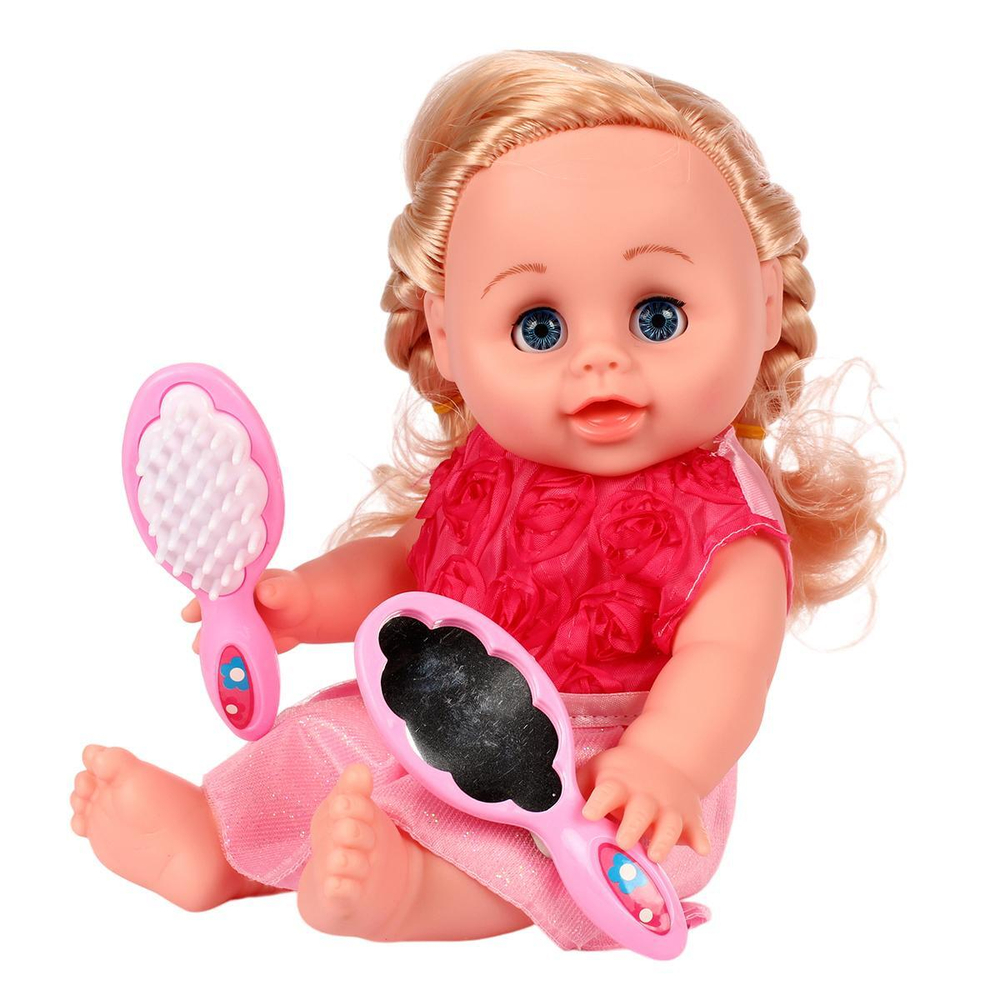 Пупс функциональный с аксесс., коробка 622-3