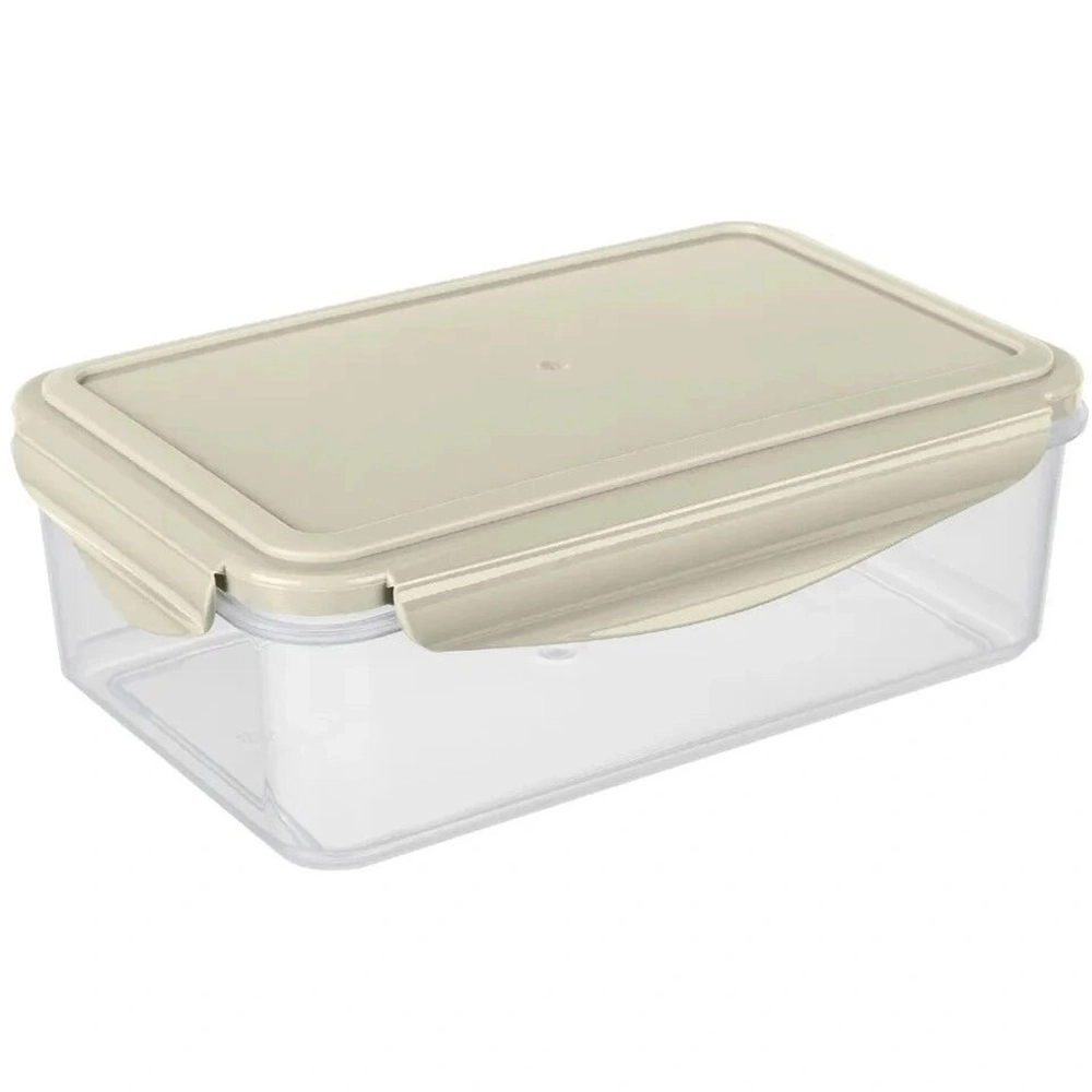 Контейнер для продуктов 1,1л «Smart lock» прямоугольный светло-серый 431129230