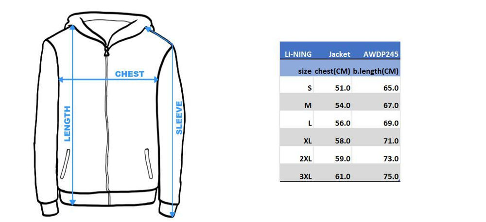 Li-Ning Jacket National Team AWDP245-2 black