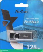 USB Flash-накопитель Netac AH356 128GB Black (NT03U505N-128G-30BK)