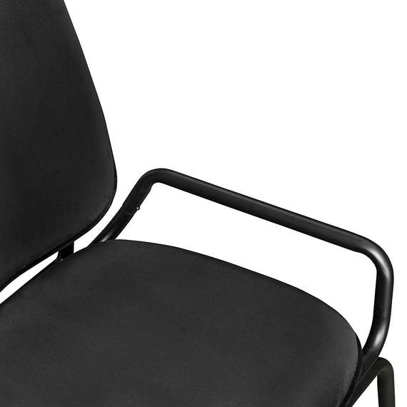 Стул Ror, Double Frame, черный велюр