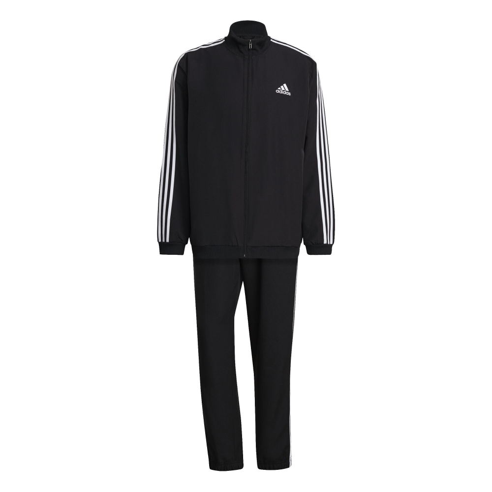 Мужские теннисные Костюмы adidas 3 Stripes Woven Tracksuit Men - Black