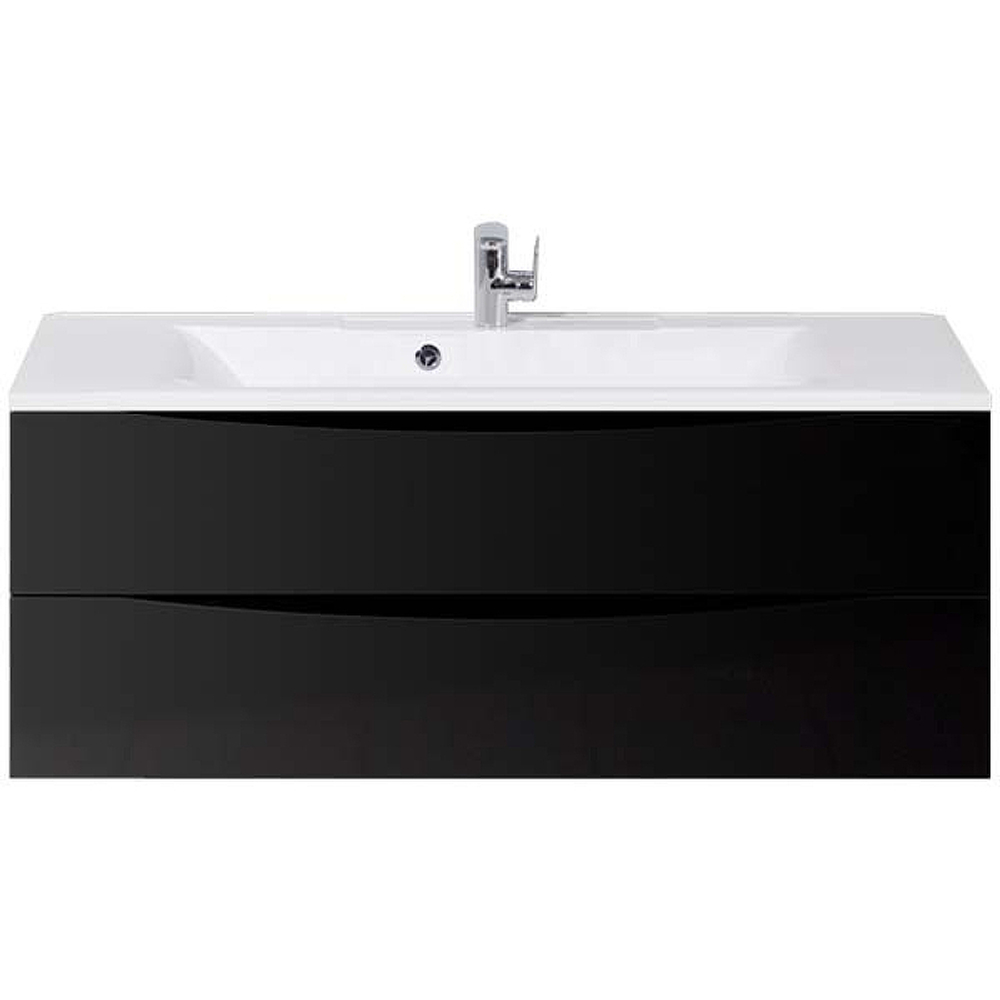 Тумба под раковину BelBagno Marino 120 MARINO-1200-2C-SO-NL-P подвесная Nero Lucido