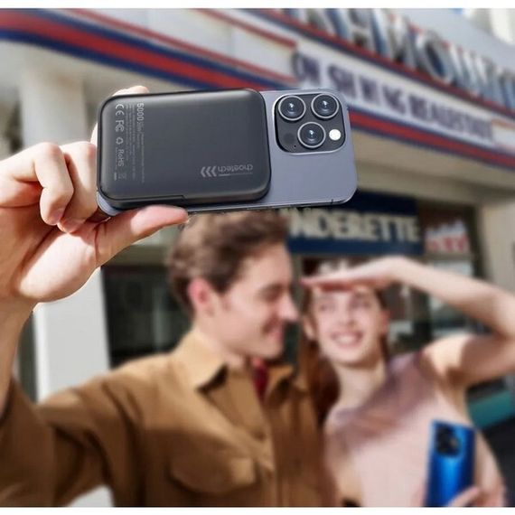 Внешний аккумулятор Choetech B742 Magnetic Powerbank 5000mAh 20W PD (B742-BK) Black