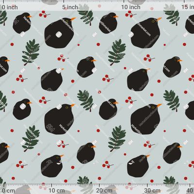 Дрозды и листья by CabinInTheWoods 714 DPI