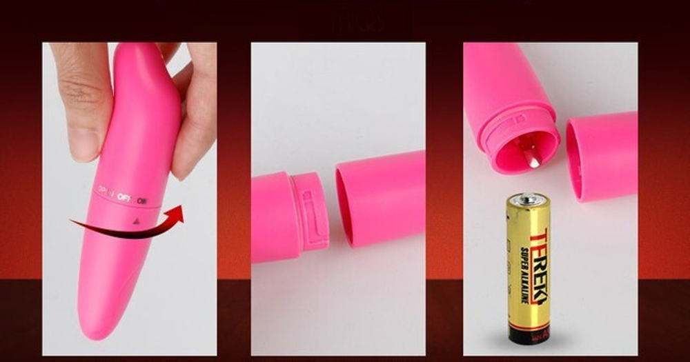 Мини-вибратор водонепроницаемый для G-точки (Цвет: розовый)