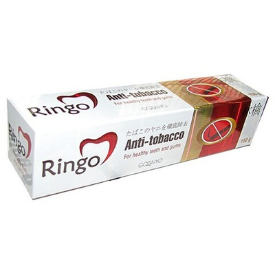 Зубная паста отбеливающая 150 г Anti-tobacco Ringo