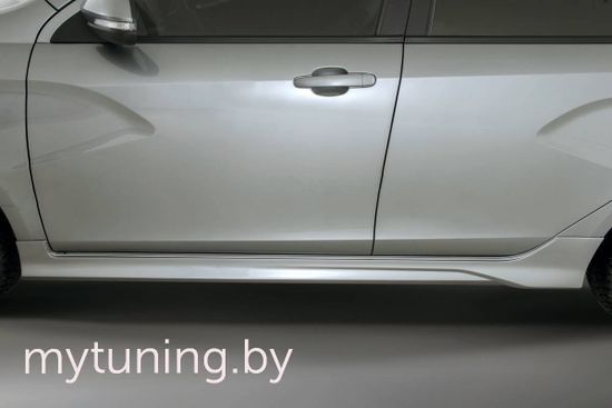 Накладки на пороги V.2 для Lada Vesta \ Vesta SW
