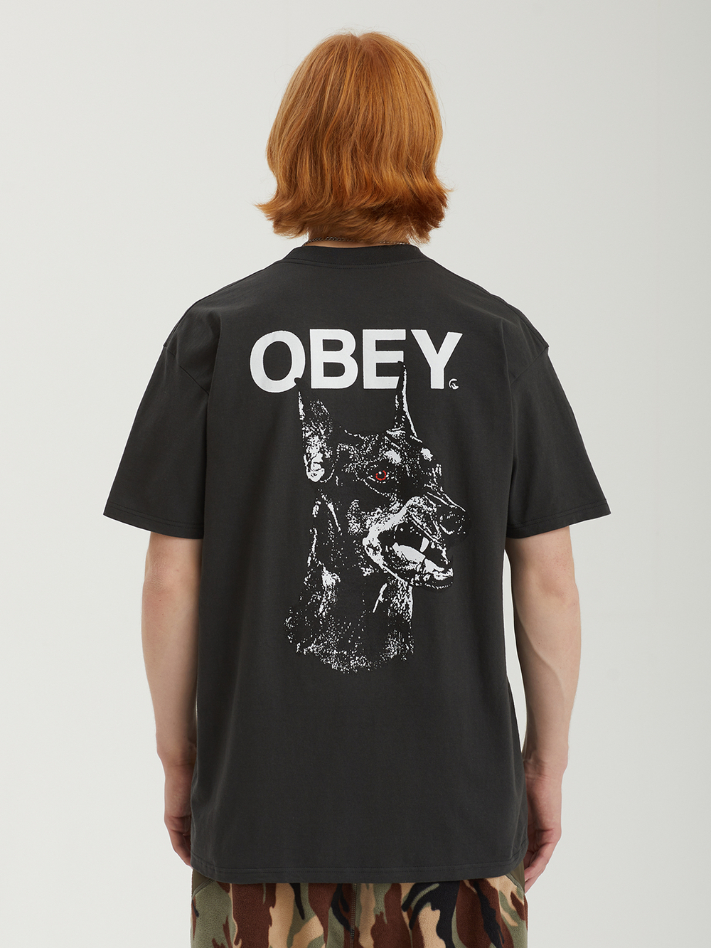 Мужская Футболка Obey Doberman