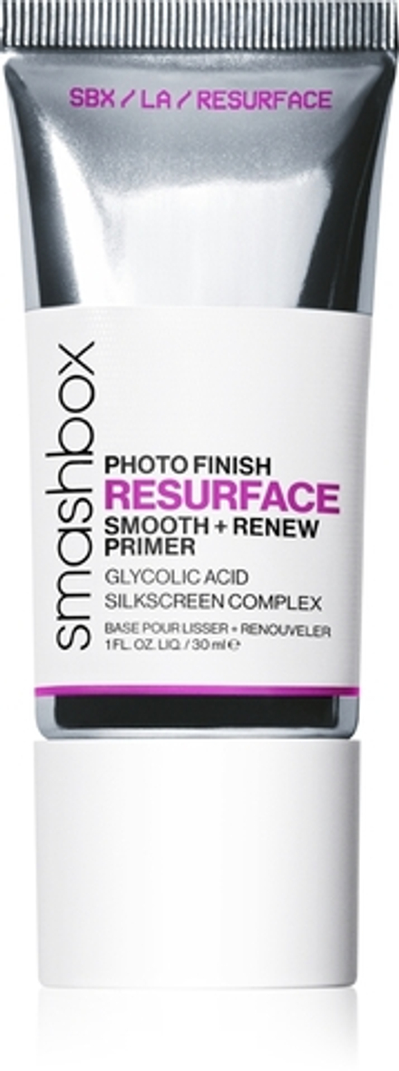 Smashbox Photo Finish Resurface Smooth + Renew Primer - осветляющая и разглаживающая основа, 30 ml