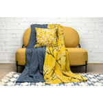 Чехол для подушки с принтом Сибирский цветок, вышивкой russian north, 45х4