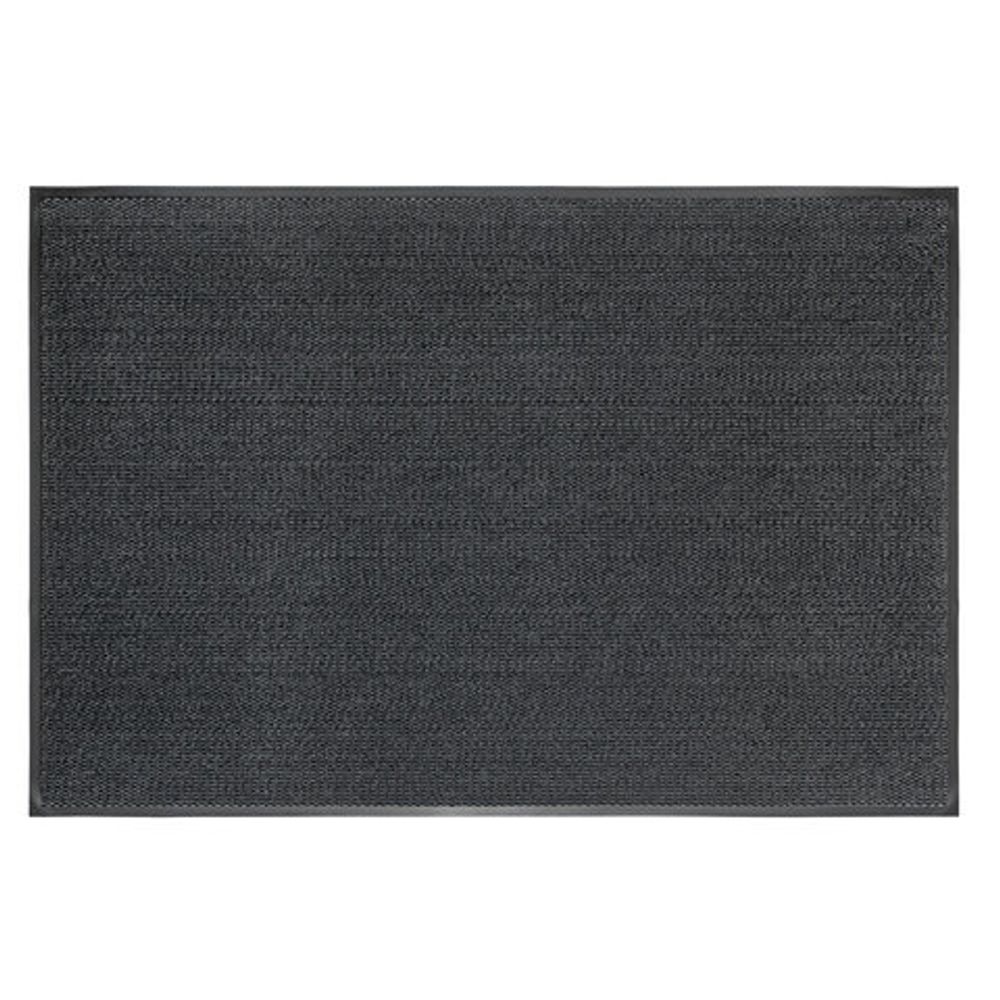 Коврик придверный ИЗНОСОСТОЙКИЙ влаговпитывающий, 120х180 см, ТАФТИНГ, СЕРЫЙ, LAIMA EXPERT, 606887, С30Т1218