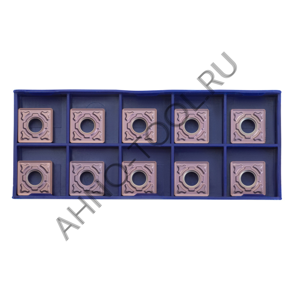 Пластина твердосплавная ISO SNMG120408-MMA APM20E AHNO по нерж.стали, получистовая