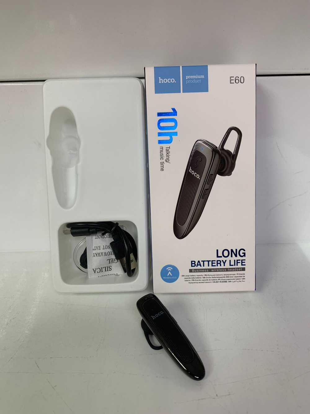 Bluetooth гарнитура HOCO E60, черный