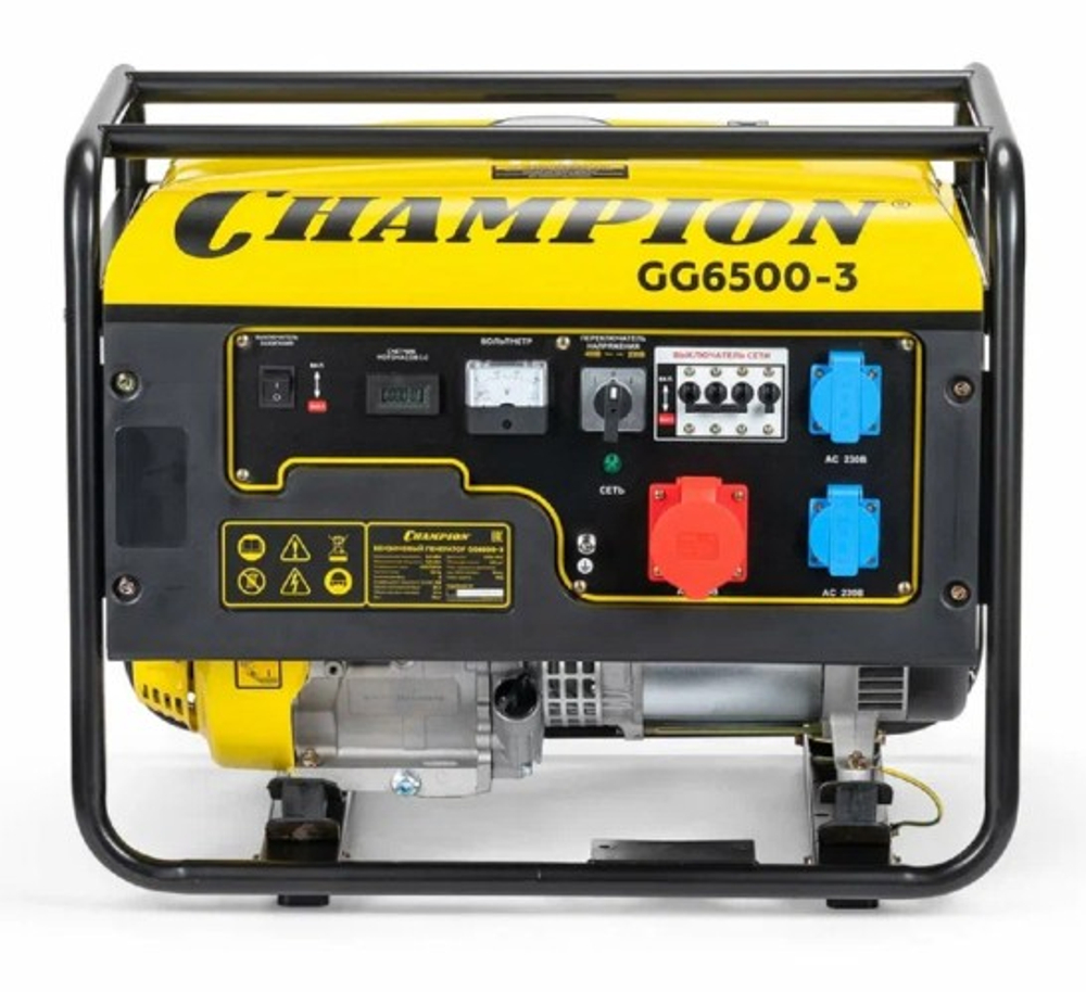 Генератор бензиновый CHAMPION GG6500-3