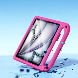 Детский чехол розового цвета на планшет iPad Air 11 (2024-) и Pro 11 (2024-), серия Puff Series Case от Dux Ducis
