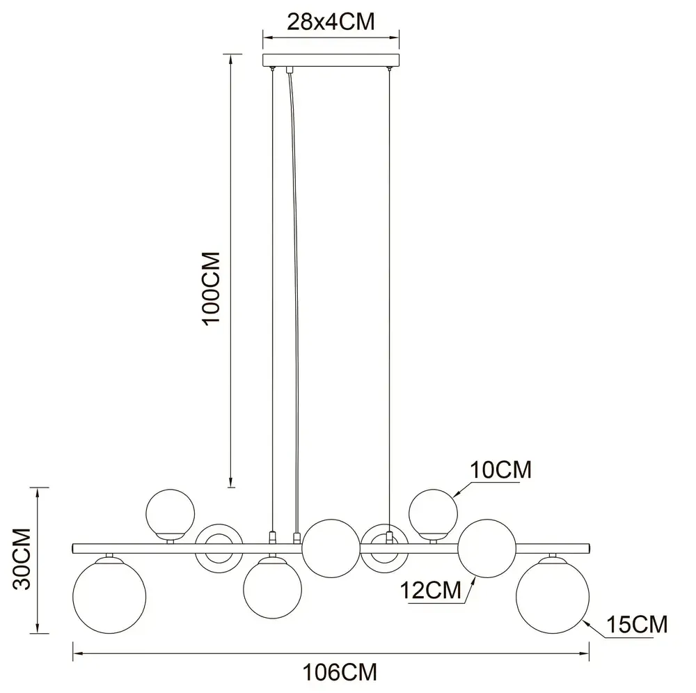 Подвесная люстра Arte Lamp