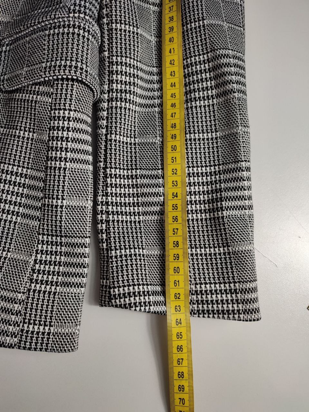 Жакет Stradivarius в клетку, маркировка S, визуально на 44 размер