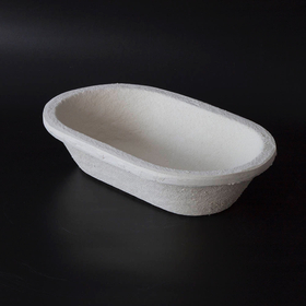 Овальная корзинка из целлюлозы до 1000 г теста