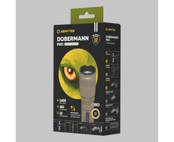 Armytek Dobermann Pro Magnet USB Sand (теплый свет)