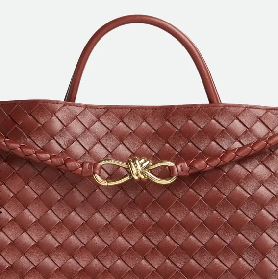 Сумка Bottega Veneta Andiamo бароло