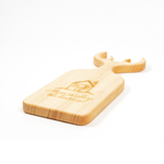 Доска разделочная из древесины сибирского кедра с гравировкой "Home is where the heart is". RD86