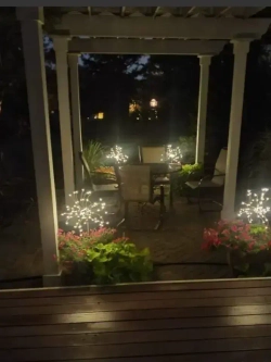 Светильник садовый на солнечной батарее/фонарь для сада дачи и огорода/светильник для дома