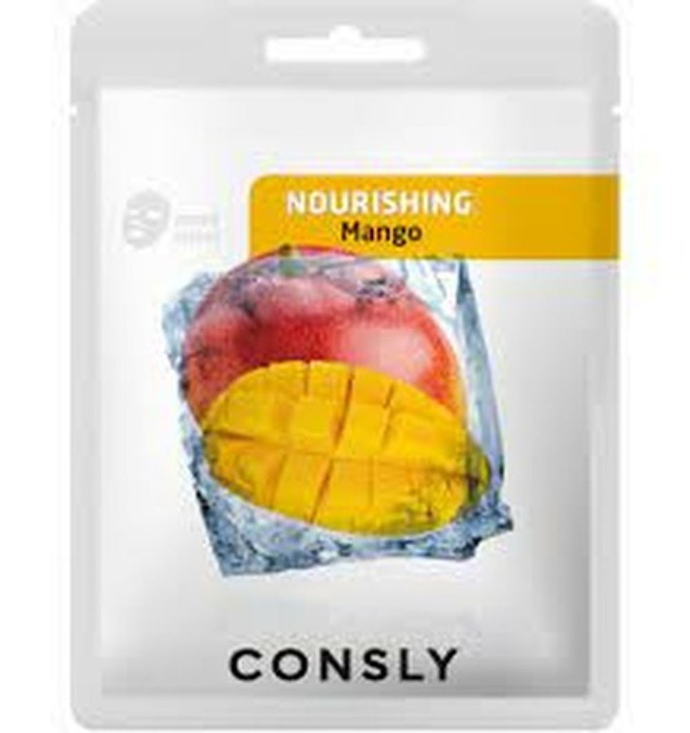 CNS F Маска для лица тканевая питательная с экстрактом манго Mango Nourishing Mask Pack 20 мл