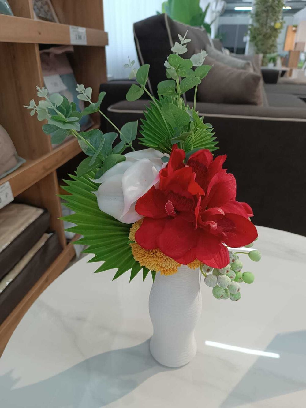 Цветы искуственные декоративные малые букеты