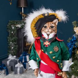 Кукла коллекционная Кот Адмирал Дункан