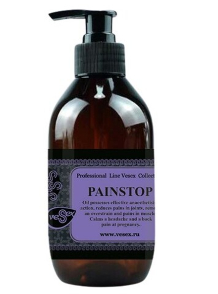 Расслабляющее масло для массажа от боли и напряжения /  PainStop