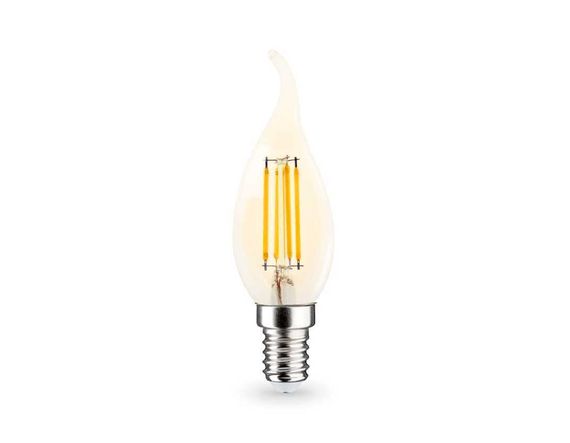 Лампа светодиодная Свеча на ветру CF35 11W 2700K Ambrella light Bulding 351123