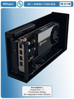 Внешняя видеокарта EGPu Wikingoo M1, NVIDIA Quadro T1000 8Gb. Thunderbolt 3/4.