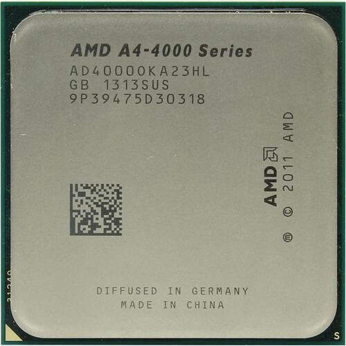 Процессор LGA FM2 CPU AMD A4-4000 (AD4000O) 3.0 GHz/2core/SVGA RADEON HD 7480D/1Mb/65W/5GT/s