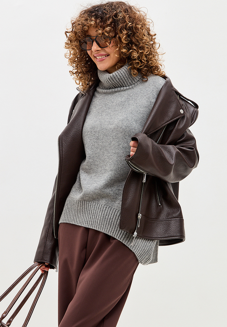 Базовый шерстяной свитер