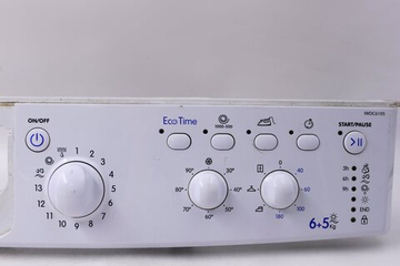 Модуль индикации стиральной машины Indesit IWDC 6105 в сборе с пластиком