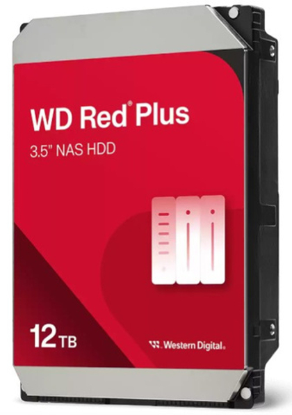 Жесткий диск 12TB SATA 6Gb/s Western Digital Red Plus